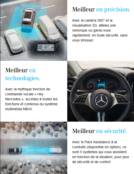 Nouveau Vito 2024 Mercedes-Benz meilleur dans l'action