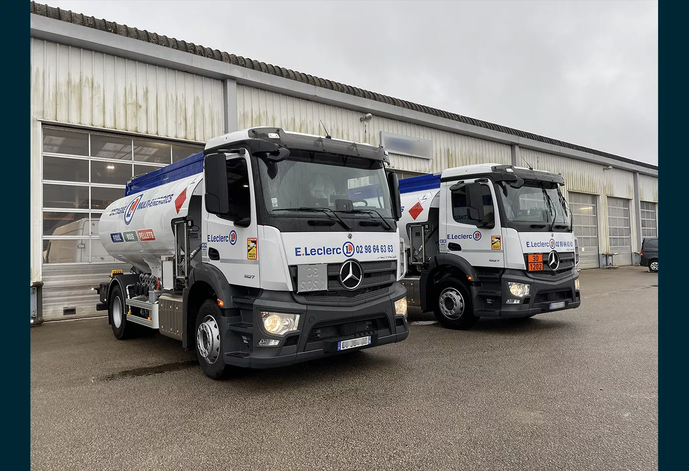 Livraison d’un Actros 1827 NL à Bretagne Multi-énergies à Quimper