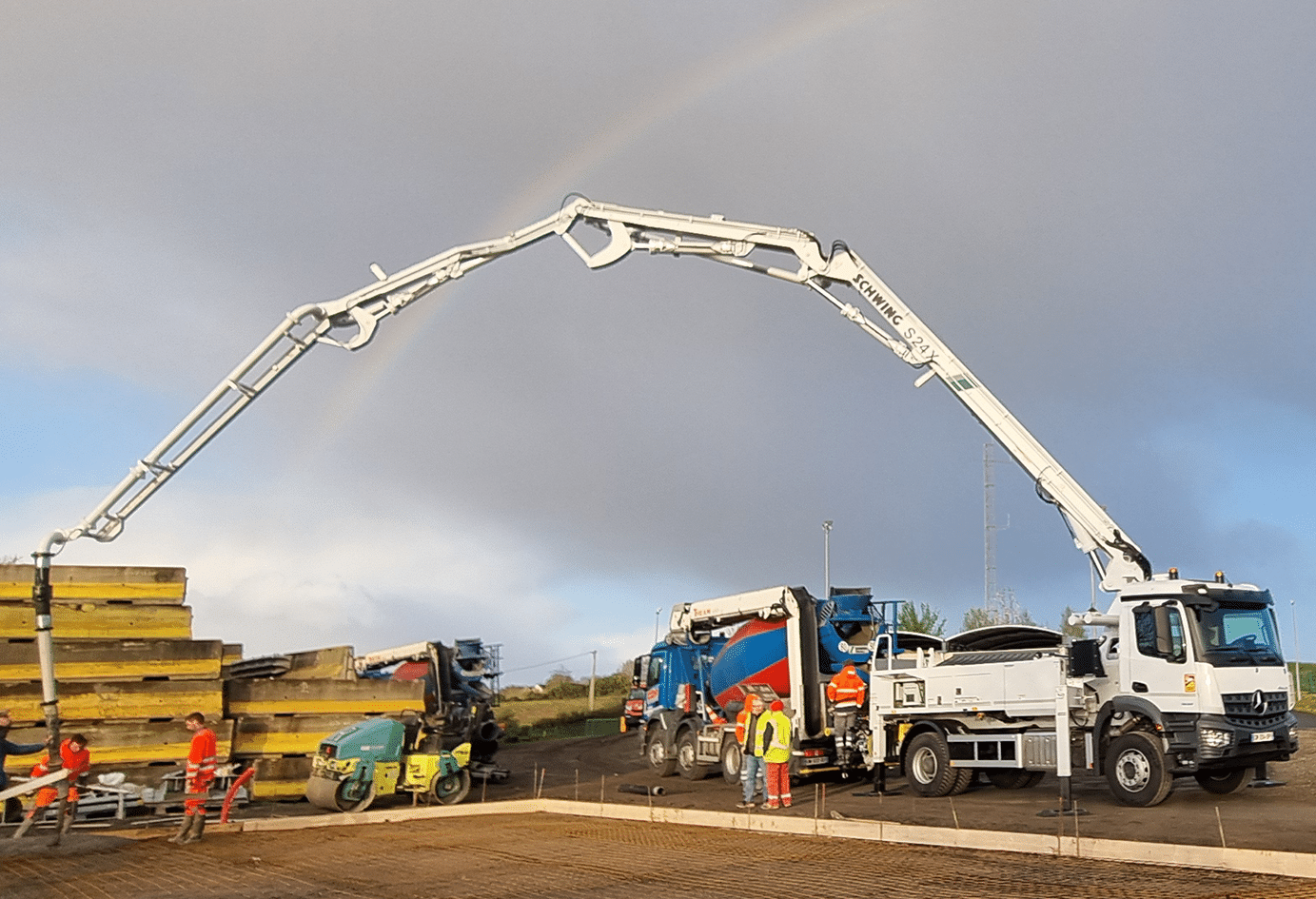 Livraison d’un AROCS Pompe à beton Schwing S24X