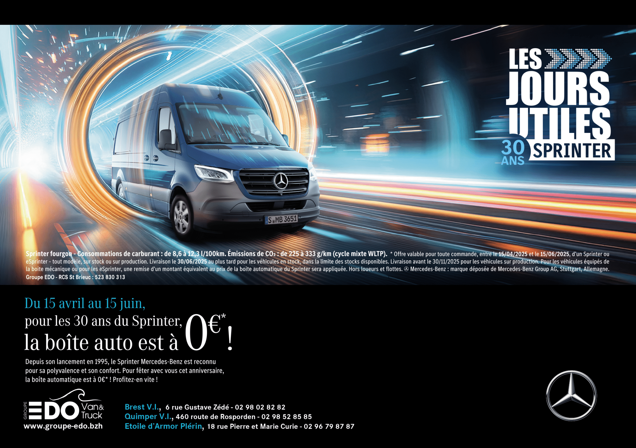 Le Mercedes-Benz Sprinter fête ses 30 ans