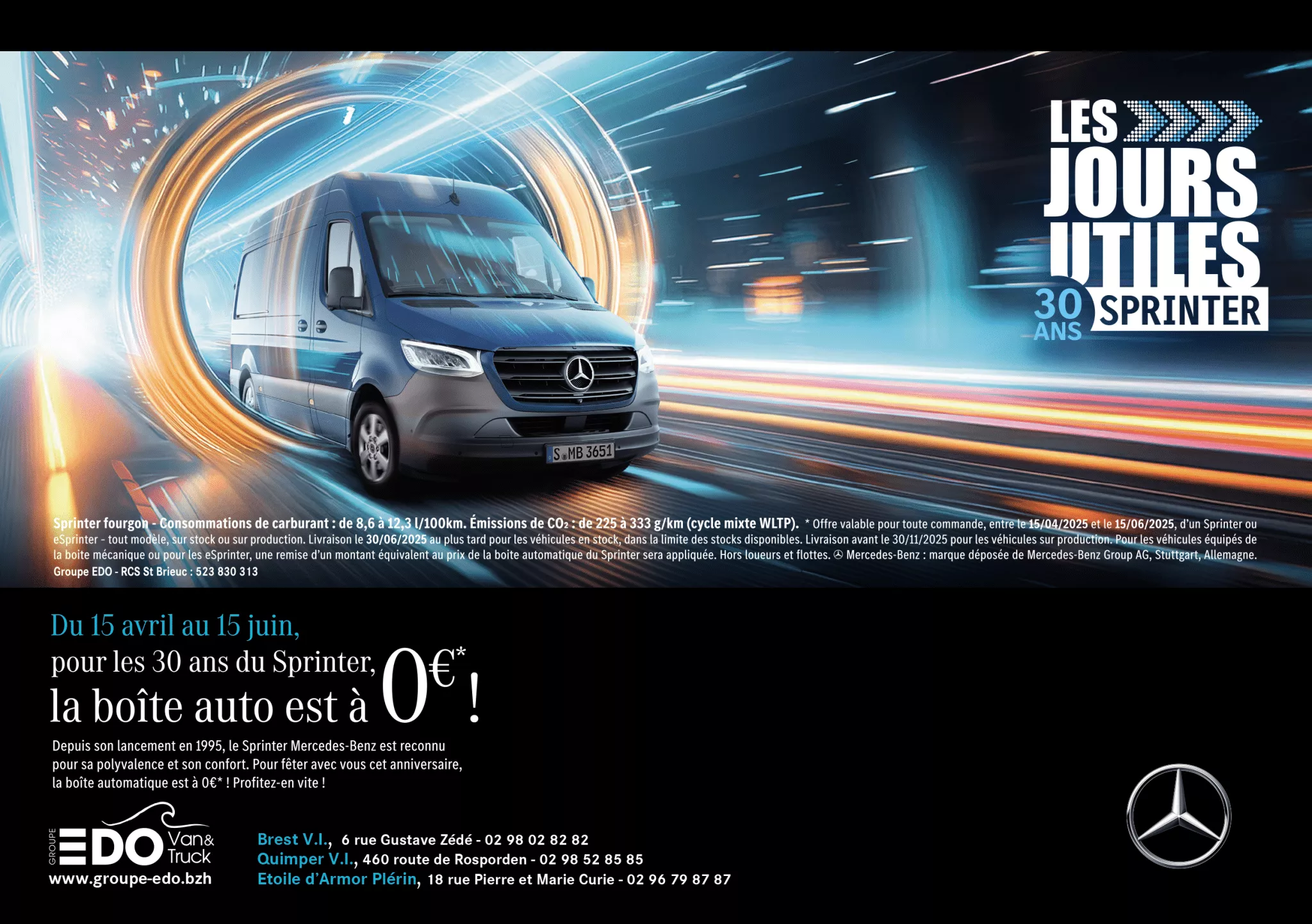Le Mercedes-Benz Sprinter fête ses 30 ans