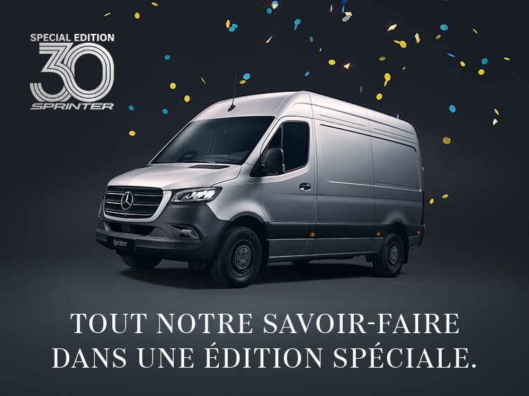 Mercedes-Benz Sprinter Special Edition : 30 ans d’innovation dans une édition incontournable