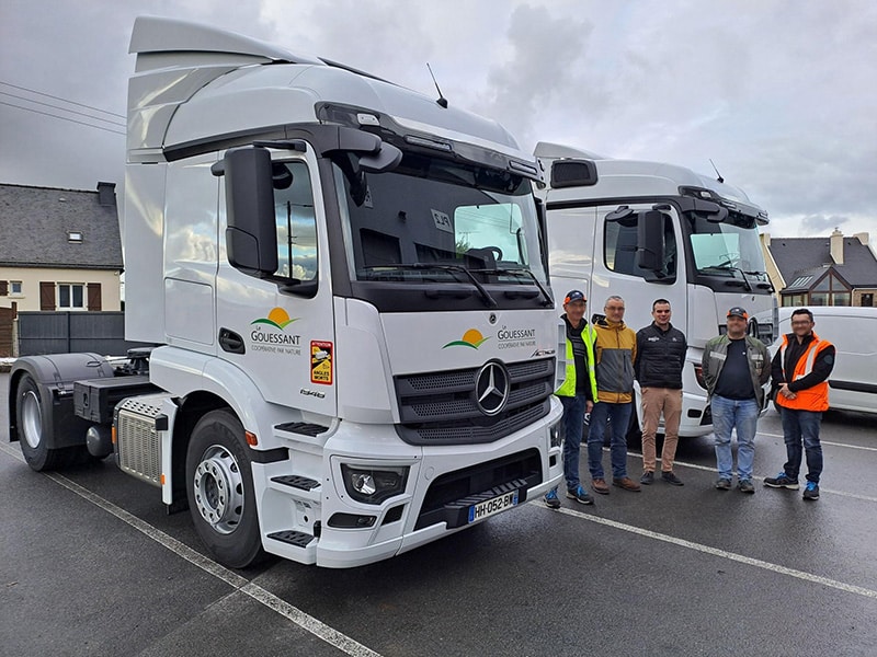 Livraison Premium de camions Mercedes-Benz Actros à Le Gouessant : performance et fiabilité au service de l’agriculture bretonne