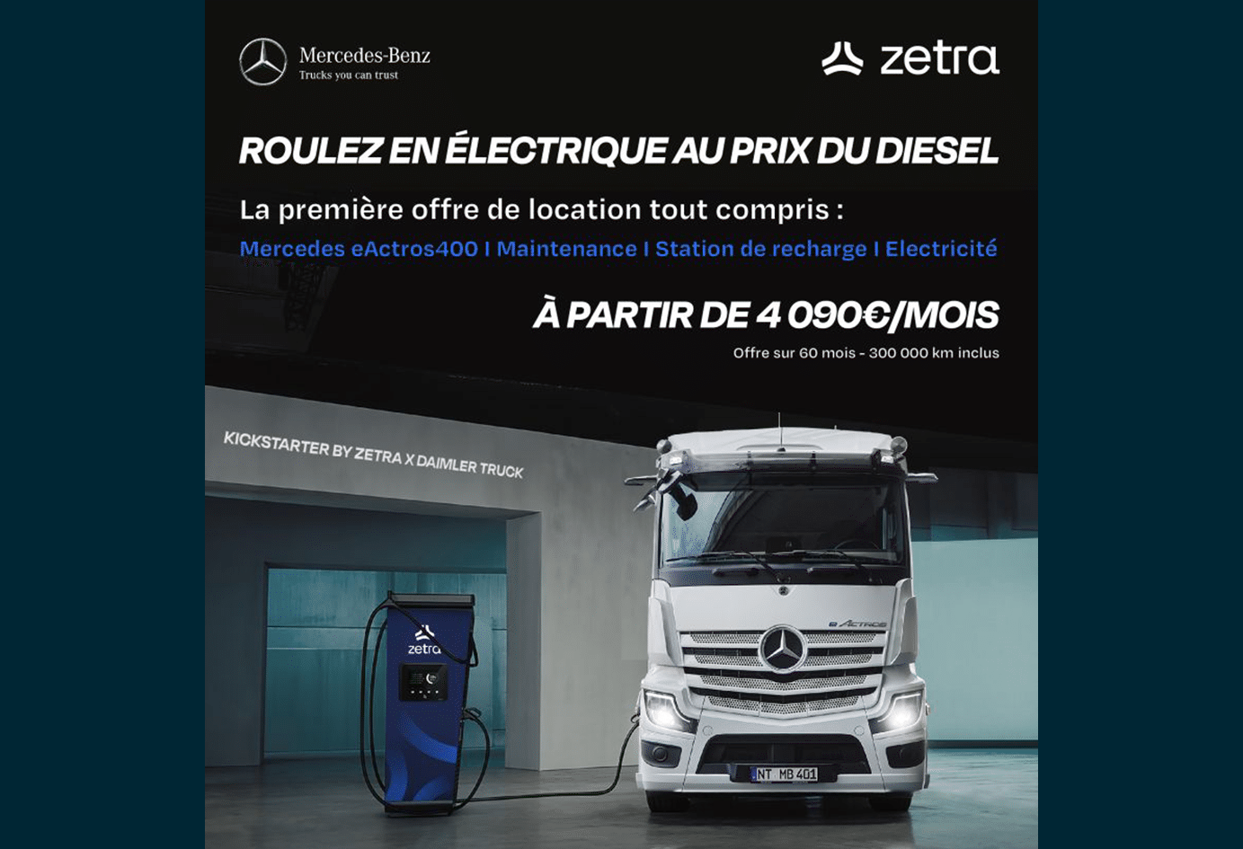 Mercedes-Benz eActros électrique : Roulez en électrique … au prix du diesel !