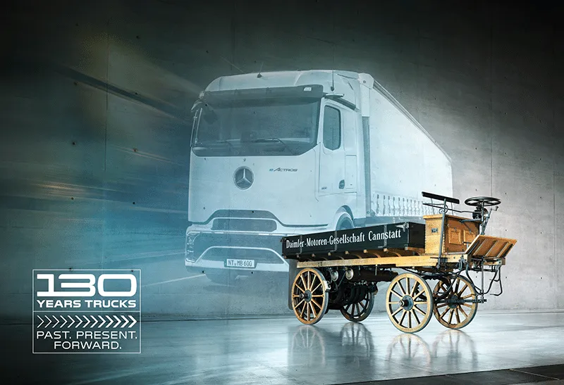 Mercedes‑Benz Trucks : le camion pionnier d’hier à aujourd’hui, 130 ans d’innovation mesurable