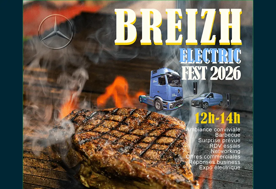 Breizh Electric Fest 2026 : découvrez les utilitaires et camions Mercedes-Benz au Groupe EDO à Quimper, Plérin, Loudéac et Brest