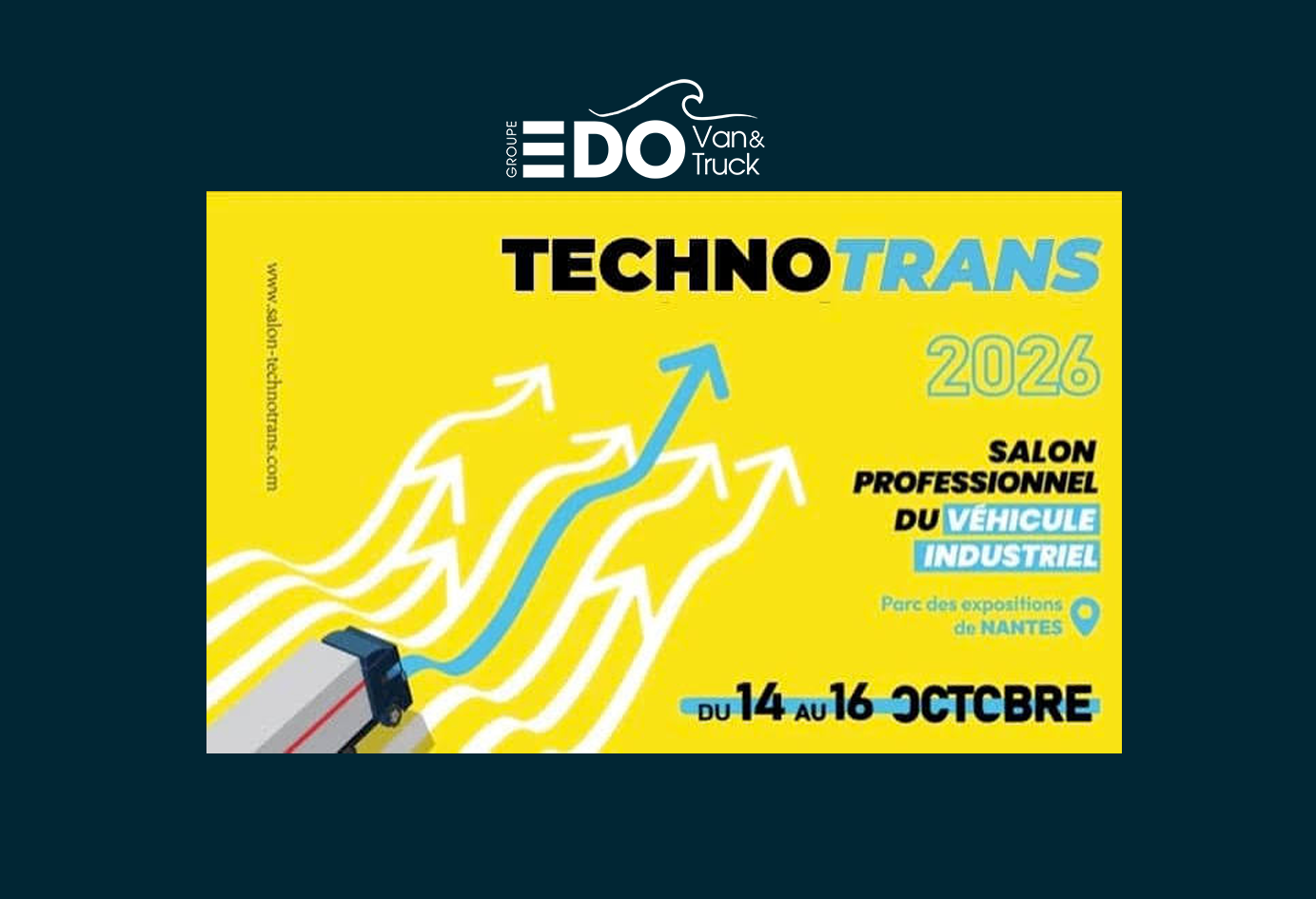 Le Groupe EDO vous donne rendez-vous à Technotrans 2026 sur le stand Daimler Truck